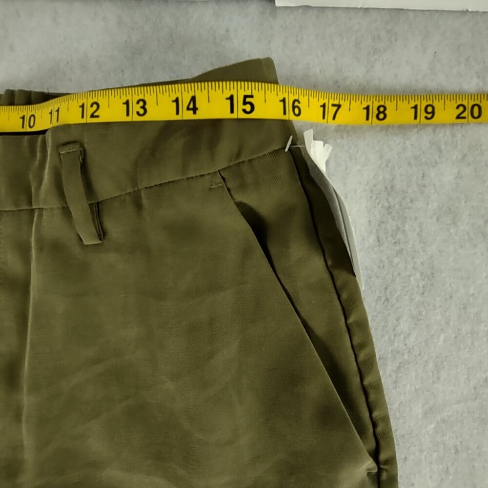 A New Day Women's Lightweight Elastic Waist Olive Green Chino Pants Sz 10R (NWT) - Picture 6 of 12